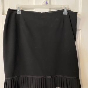 Black pencil skirt